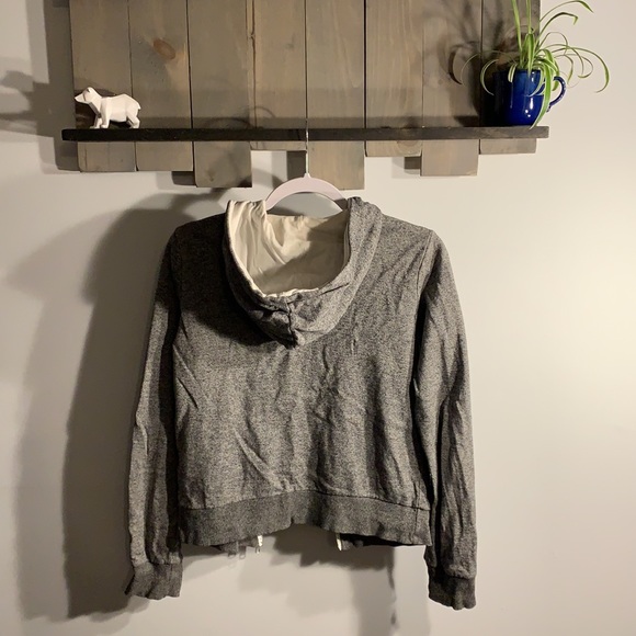 Speckled grey zip up hoodie - Picture 6 of 6
